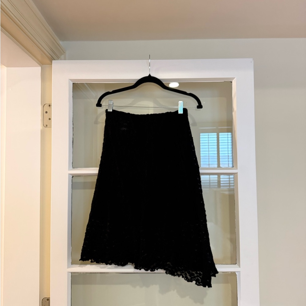 Target Black Lace Midi Skirt